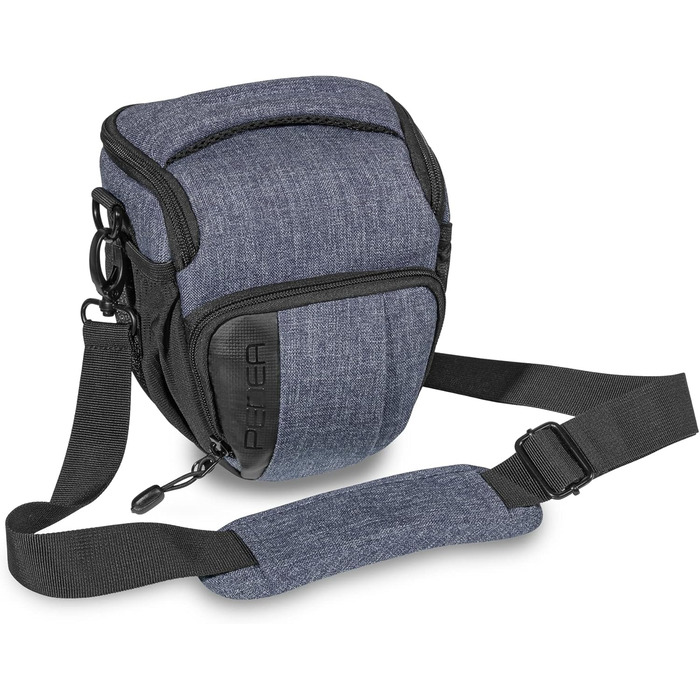 Сумка для камери Pedea: стильна модель для DSLR/SLR/System Camera з дощовиком, сіра