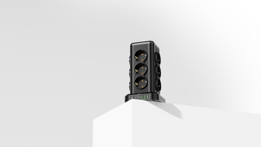 Мережевий фільтр Perys: 12 розеток, 3x USB-A, 3x USB-C, 2 м, чорний