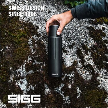 SIGG - Insulated Drinking Bottle - Thermos Flask Gemstone IBT - With Cup - Leak-Proof - Featherlight - BPA-Free - 18/8 Stainless Steel - 0.5L / 0.75L / 1.1L