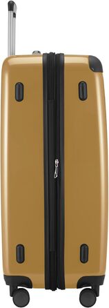 Чемодан ALEX Hartschalen - валіза-тележка, валіза для подорожей, 74 л (Колір осіннього золота, 75 см)