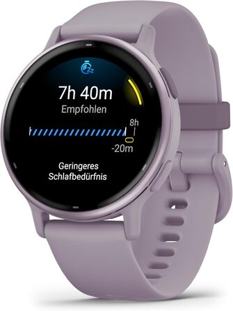 Розумний годинник Garmin Vivoactive 5 42mm з GPS, AMOLED дисплеєм 1.2', до 11 днів роботи, фітнес-функціями та Garmin Pay (колір: Orchidee)