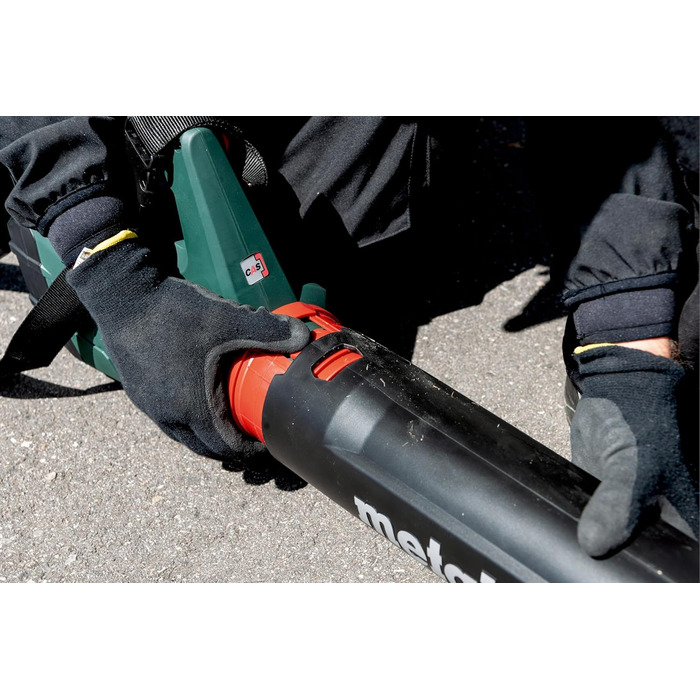 metabo Battery-Powered Leaf Blower LB 18 LTX BL – 601607850 – 18 V – Quiet battery-powered leaf blower with a powerful motor and constant blowing force – Without battery and charger