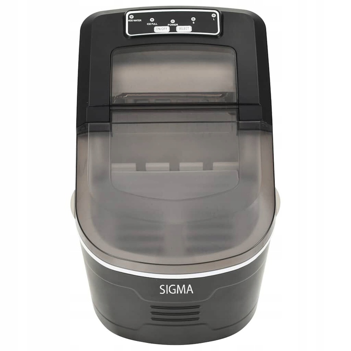 Льодогенератор Sigma, чорний, 112 Вт, 12 кг/24 год, 2,2 л