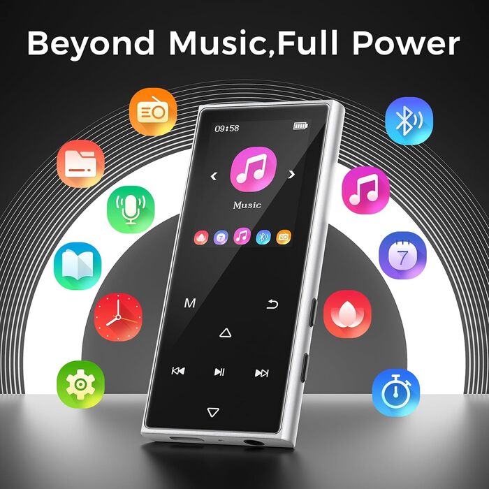 MP3 плеєр AGXOV з Bluetooth, WiFi, Android 4.02