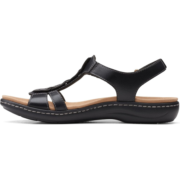 Сандалі жіночі Clarks Laurieann Kay шкіряні чорні 39 EU