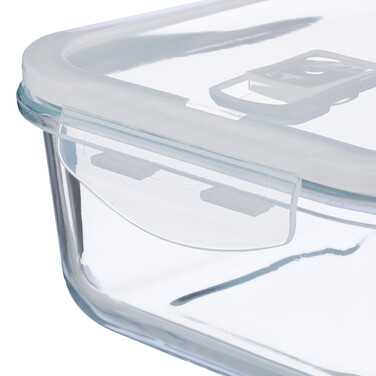 Relaxdays Glass Containers with Lids Set