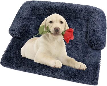 М'який лежак для собак та котів: лежанка-матрац для собак великих порід, водонепроникна підстилка, захист дивану, 76x76x15 см, темно-сірий