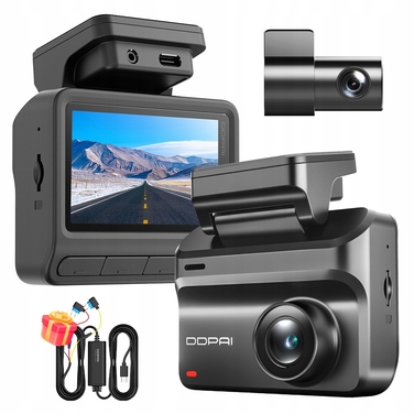 Автомобільний відеореєстратор Ddpai Z50 Pro 4K з задньою камерою та комплектом Hardwire Kit