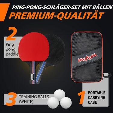 Набір для пінг-понгу: ракетки, м'ячі та аксесуари для гри в настільний теніс