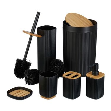 Relaxdays 6-Piece Bathroom Set