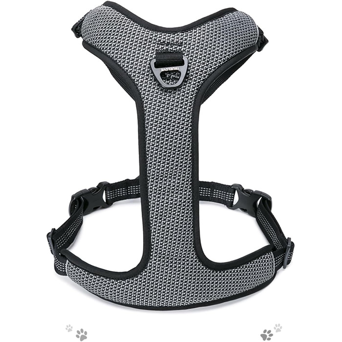 TRUE LOVE Dog Harness Outdoor Adventure II, reflective vest with 2 leash attachments, matching leash and collar available, TLH6071