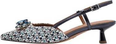 Туфлі жіночі Tamaris Slingpumps 1-29512-46 сині комбіновані, розмір 39 EU