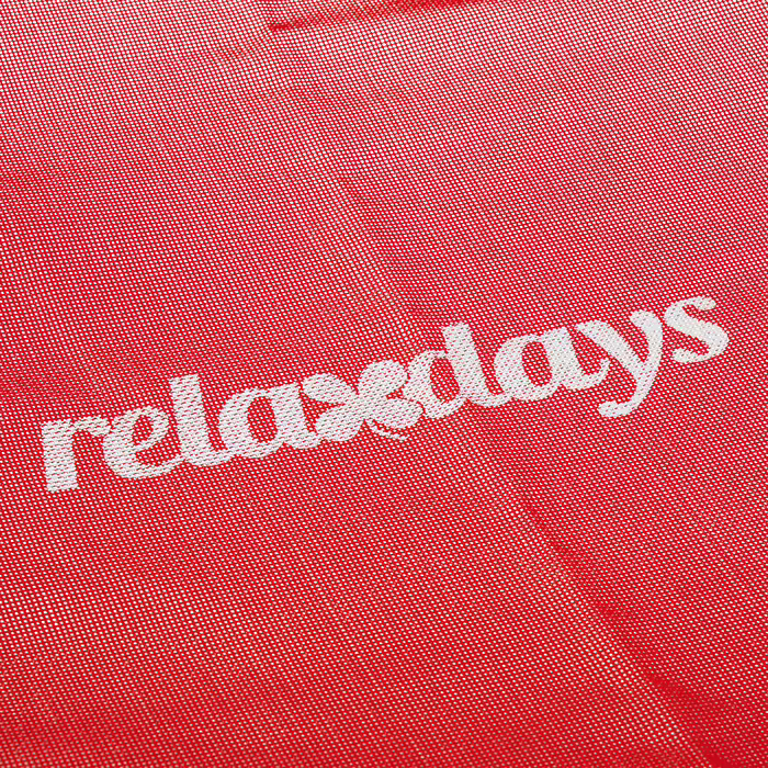 Relaxdays Square Nest Гойдалка в червоному кольорі