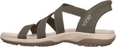 Сандалі жіночі Skechers Reggae Slim Stretch Flex Slip-Ins Olive Knit Gore (38 EU) - Зручні та стильні