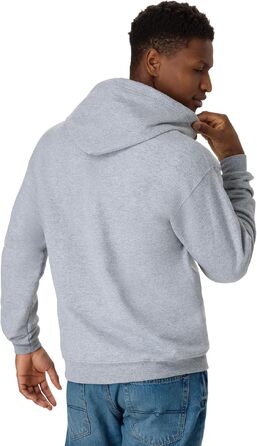 Чоловічий худі Hanes Opaque з капюшоном, розмір XL, колір Light Steel (світло-сталевий)