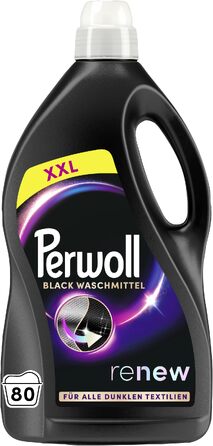 Рідкий пральний засіб Perwoll Renew Black для темного одягу, відновлення кольору та волокон, 80 прань