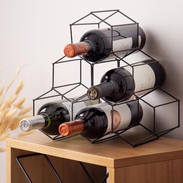 Bottle Holder Brown 28 x 14.5 x H.28 cm RAN8663