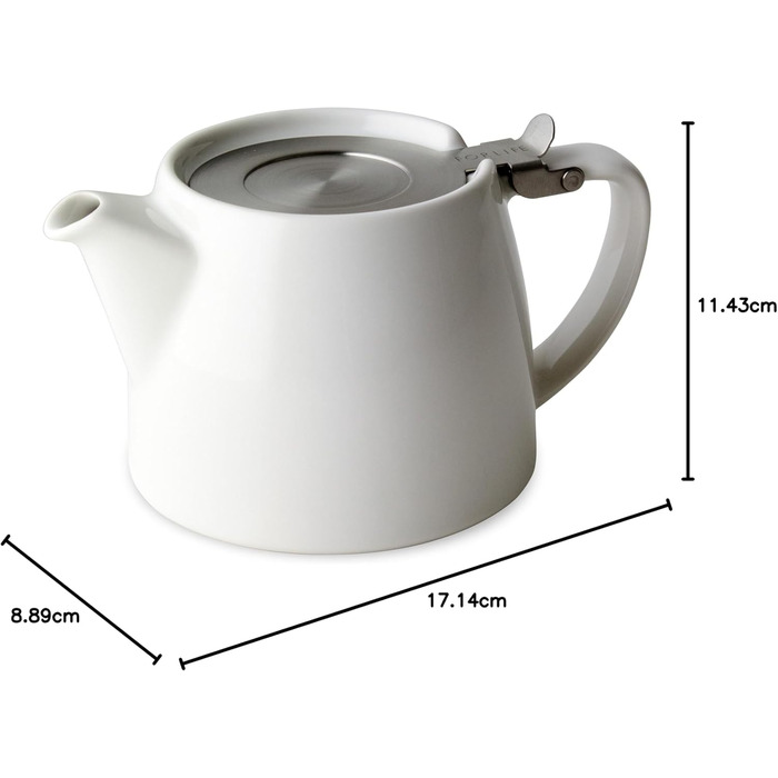 Teapot, 510 ml, white