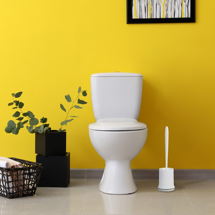 Relaxdays Toilet Brush with Wall Holder