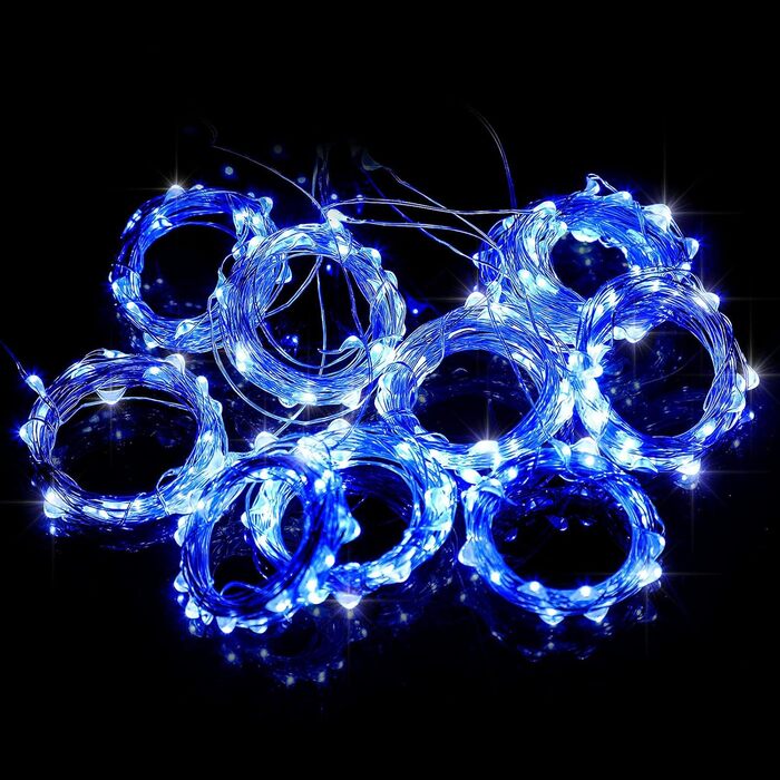 LED штора Anpro 3x3 м, USB, 8 режимів, тепле світло для декору кімнати