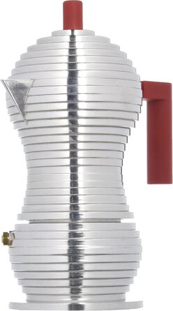 Еспресо-машина Alessi Pulcina MDL02/6 - 6 чашок, червона, литий алюміній