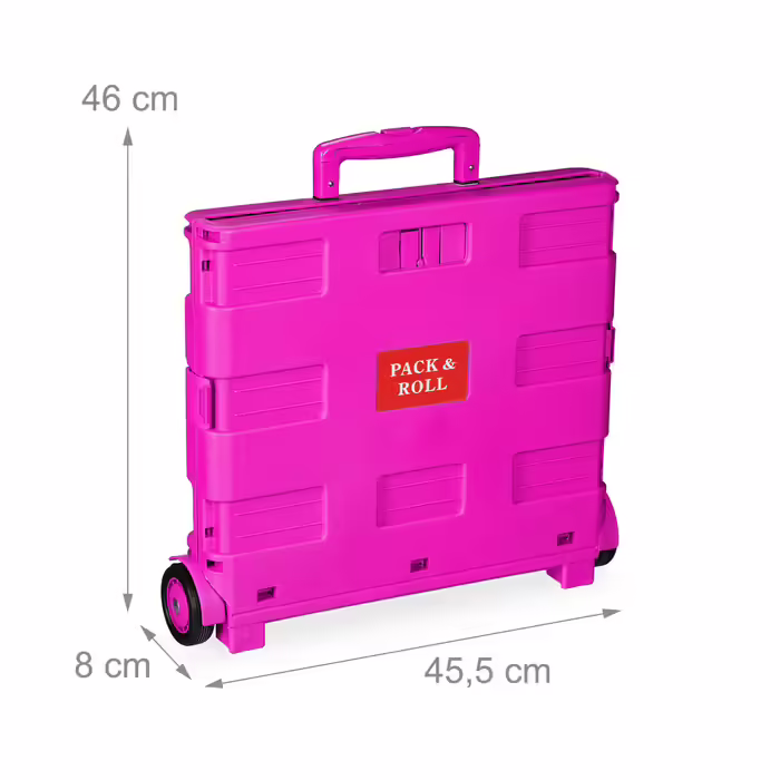 Relaxdays Folding Shopping Trolley