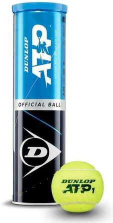 4 тенісні м'ячі Dunlop ATP 4TIN в упаковці з 4 шт. – вигідний набір