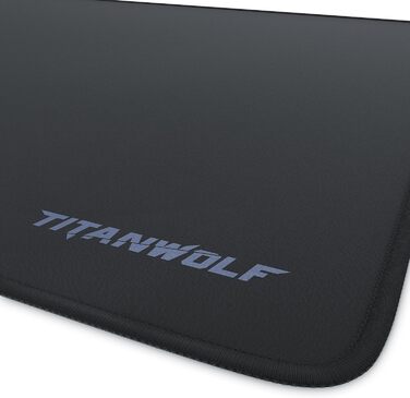 Килимок для миші TITANWOLF XXL Speed - 900 x 400 мм - великий розмір з мотивом TITANWOLF. Покращує точність та швидкість, антиковзаюча поверхня, зносостійкий.