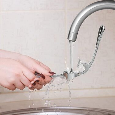 Пресс для часнику з нержавіючої сталі, придатний для миття в посудомийній машині, прес для часнику, подрібнювач часнику, тестер-переможець – легко чистити, кухонні помічники з очищувачем часнику та щіткою