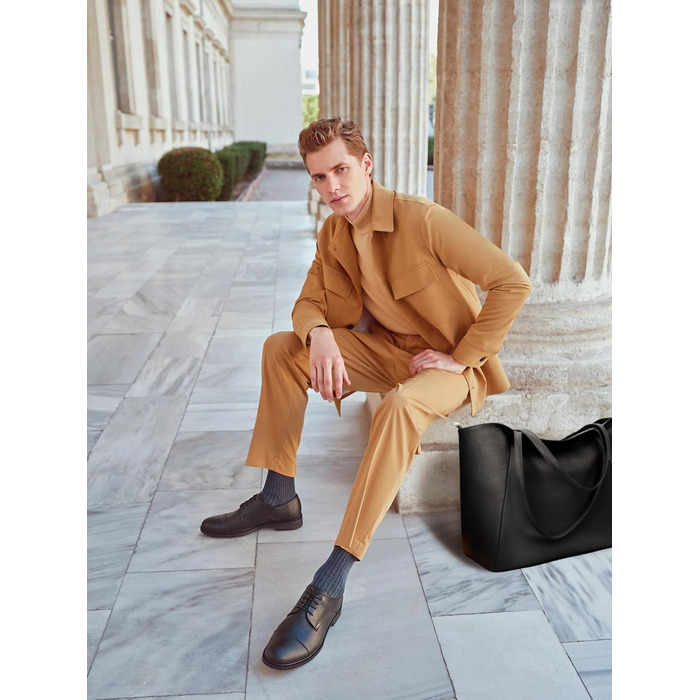 Сумка жіноча KALIDI шопер велика шкіряна чорна для роботи, покупок, навчання