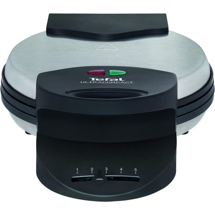 Tefal Heart Waffle Maker WM310D | Makes waffles in heart shape | Variable temperature control for desired browning | Non-stick plates | Batter collection tray | Black | 1000 W