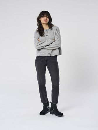 Жіночі джинси прямого крою ONLY ONLEMILY, висока талія, чорний денім, 32W/32L