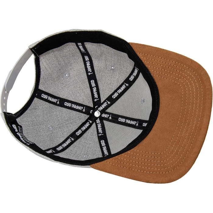 Кепка бейсболка Jumping Bird для чоловіків • Зручна snapback кепка для активного відпочинку • Регульований розмір, легко миється, світло-сіра