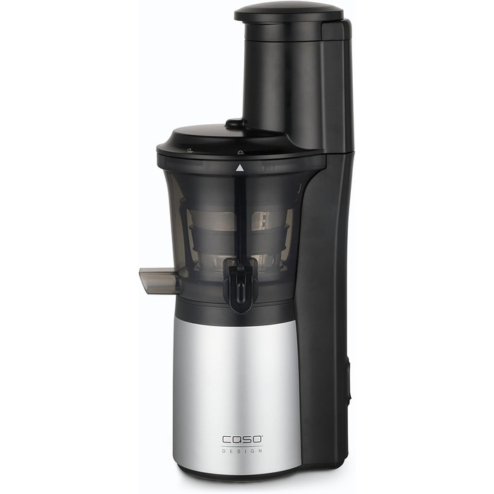 CASO SJW 300 Design Slow Juicer: Gentle and gentle juicing thanks to the low speed (60 rpm), up to 30% higher juice yield compared to conventional juicers, quiet 300 watt motor