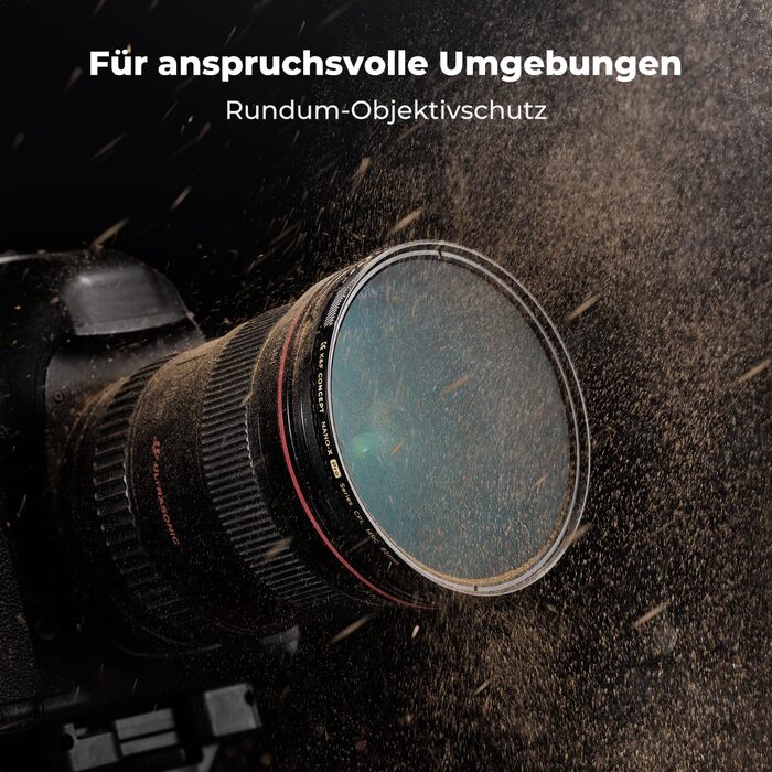 Фільтр K&F Concept 82mm 2-в-1: поляризаційний та True Color, з покриттям Nano-Xcel PRO