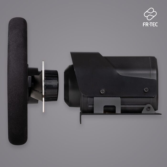 Руль FRTEC FR FORCE з педалями, Force-Feedback 3.2 Nm, подвійний мотор, знімна кермо, сталеві шестерні та вісь, Alcantara обробка, сумісний з PS4, Xbox Series X/One та PC