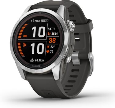 Розумний годинник Garmin fēnix 7S Pro з сонячною лінзою, GPS, кольоровим дисплеєм та підтримкою GarminPay