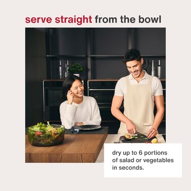 Салатниця-центрифуга Zyliss Easy Spin 6L з мотузковим приводом, сіра, BPA-free