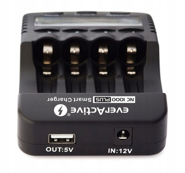 Зарядний пристрій для акумуляторів AAA AA + 4 акумулятори Eneloop 2000mAh
