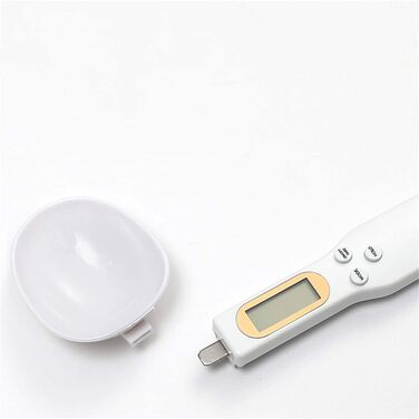 CMBSSTBB Measuring Spoon, Electronic Administration Spoon, Gram Spoon, Measuring Spoon, Soup Spoon, Baking, Household Standard Measuring Spoon, Measuring Cup, Hand Gram Scale, Baby Formula Spoon (white)