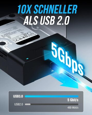 Док-станція Sabrent для HDD та SSD 2.5