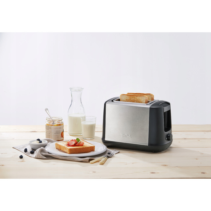 Тостер Tefal TT340830, сріблястий/сірий, 850 Вт