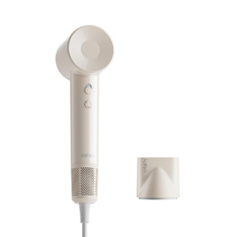 Laifen SE Lite Hair Dryer - Negative Ion Hair Dryer with 100,000 RPM Brushless Motor - Fast Drying, Quiet, Travel-Friendly (Milktea Color)
