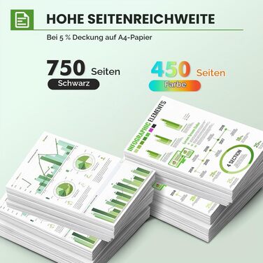 Картриджі для принтера HP 304 XL (чорний та кольоровий) для моделей HP DeskJet 2630, 3750, 5030