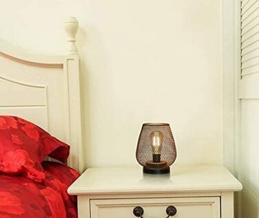 LED ліхтар JHY DESIGN 2 шт. з металевого каркасу, акумуляторний, бездротовий, 17 см, індустріальний стиль, для дому та саду, весільниці (чорний метал з золотом)