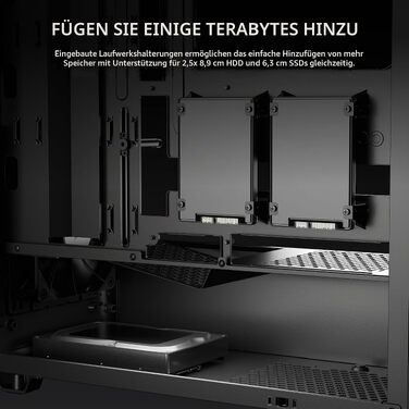 Корпус для ПК CORSAIR 3200D RS Mid-Tower ATX, димчасто-сірий (Rauchgrau)