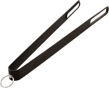 Fire Tongs – high-quality designer fireplace tongs, long firewood tongs for campfires, fire pits, and fireplaces (52 x 3cm) made of powder-coated steel