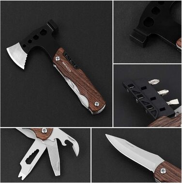 Мультитул RAXCO 8-в-1: пліер, інструмент для кемпінгу, подарунок для чоловіків, батька, друга