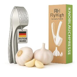 Набір з 3 шт. прес для часнику FlyHigh Premium 2.0 з нержавіючої сталі - міцний та стабільний (нова версія 2025)