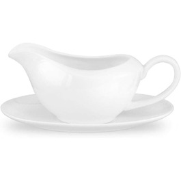 Соусник Royal Worcester з підставкою, 0,34 л, білий фарфор